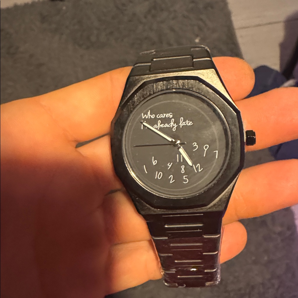 Luxury Black Analog Watch With Luxury Dial